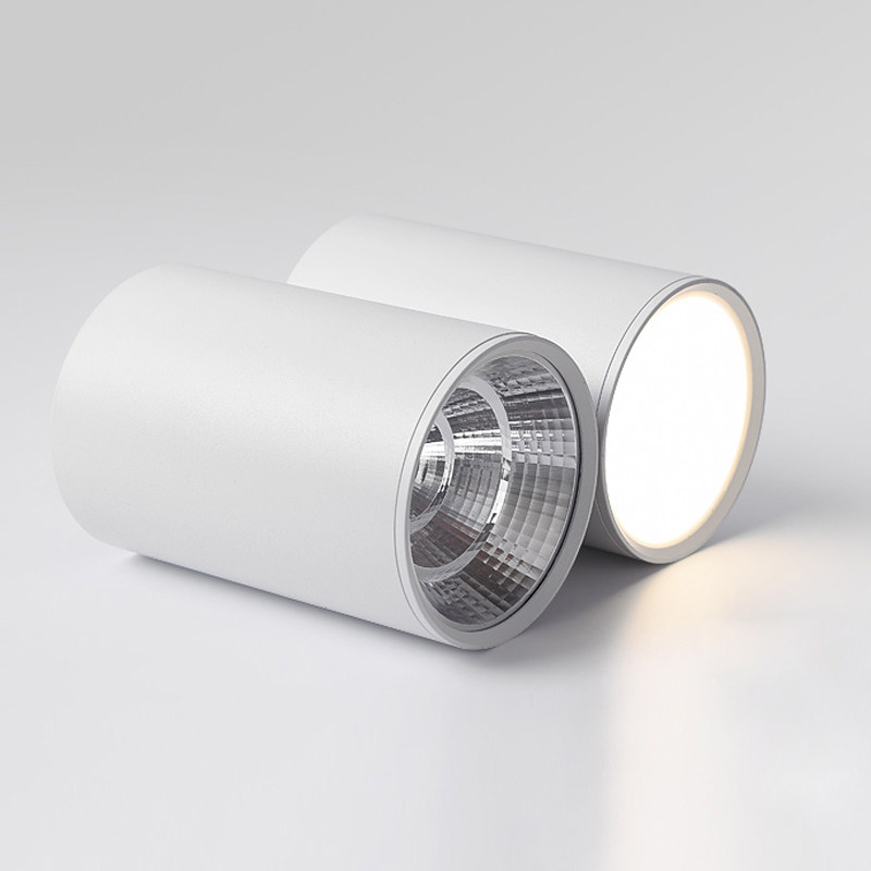 调光LED明装射灯 家用办公室吸顶吊装筒灯半导体控制整流器调节亮,家装灯饰光源,明装射灯,淘宝优惠券,粉丝福利购,淘宝优惠卷