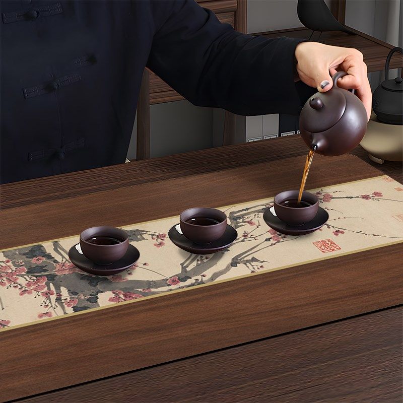 新中式茶垫桌垫桌布养壶吸水隔热垫子沥水垫茶杯垫茶具轻奢茶席垫,居家布艺,茶席,淘宝优惠券,粉丝福利购,淘宝优惠卷