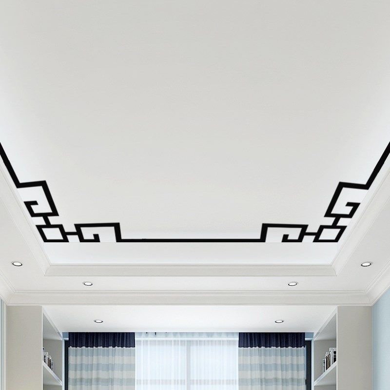 仿古中式吊顶角花平板装饰条客厅天花板拐角造型墙贴自粘美边线条,家居饰品,软装墙贴,淘宝优惠券,粉丝福利购,淘宝优惠卷