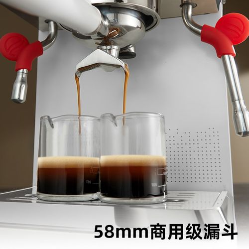 突尼家用咖啡机小型意式浓缩咖啡一体机全半自动蒸汽打奶泡礼品