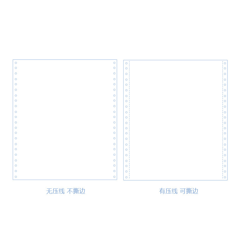 秋乐电脑针式打印纸一二三四五六联二三等分连打凭证出入库纸