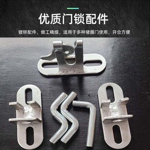 猪圈门猪栏门砖砌猪舍门定制热镀锌钢管限位栏母猪产床保育栏门