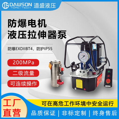 道盛防爆螺栓拉伸器泵DHMP-AEX防爆EXDIIBT4高压液压泵