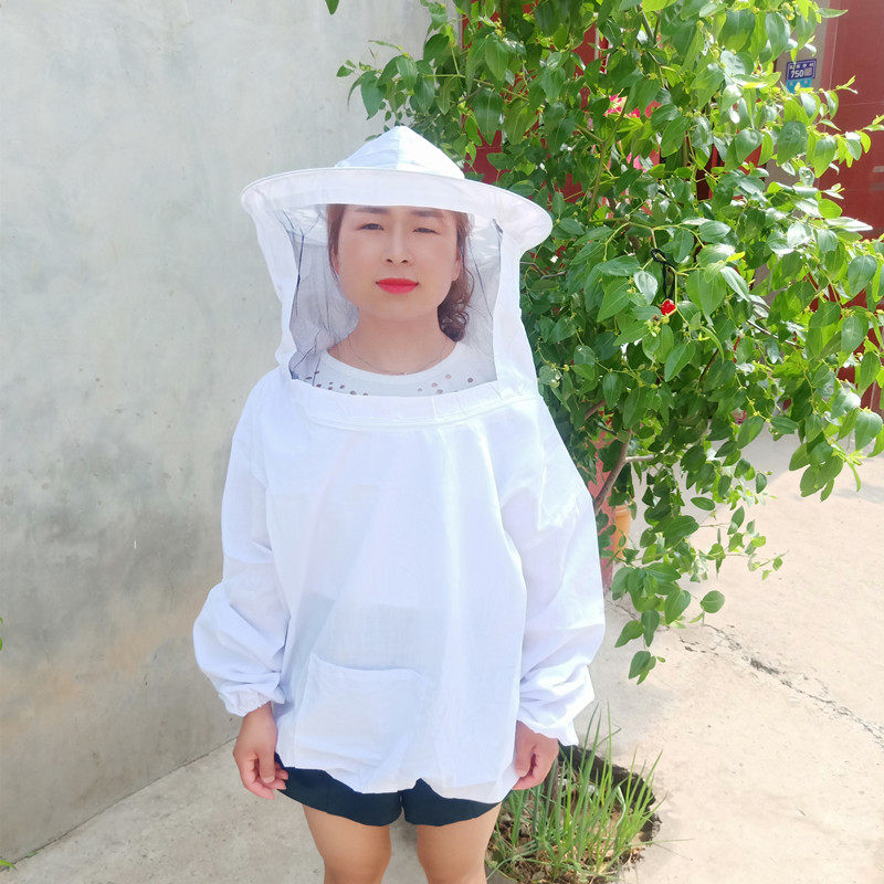 加厚防蜂服蜜蜂防护服防马蜂养蜂衣防蜂帽蜜蜂防护服养蜂工具