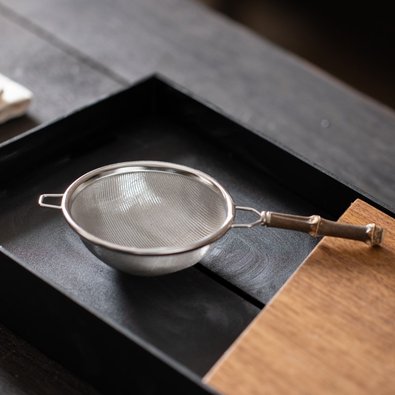 层茶叶竹手把茶漏防烫功夫茶具公道杯茶叶网