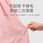 宝宝浴巾带帽斗篷秋冬厚款 吸水速干儿童专用大童女童恐龙浴袍洗澡