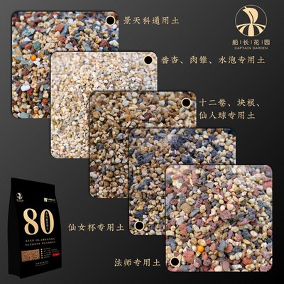 船长土多肉纯颗粒肉肉植物专用营养土老桩多肉盆栽通用花园种植