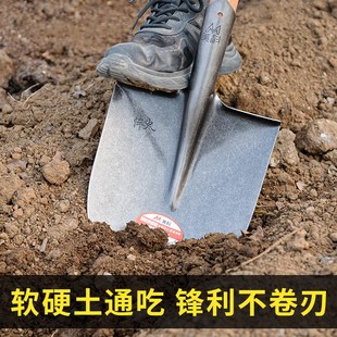 农用锄头农具锹翻地叉开荒种地工具种菜挖地神器松土钢叉套装铁锹
