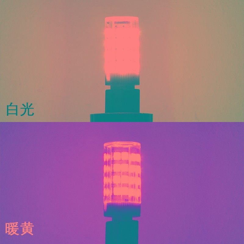 G4可控硅无极调光开关无频闪LED灯泡g9插脚灯珠酒店系统光源E14亮