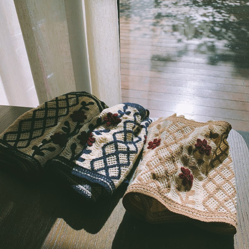 复古刺花针织衫马甲背心外套女2021新款春秋外搭无袖v领毛衣马夹