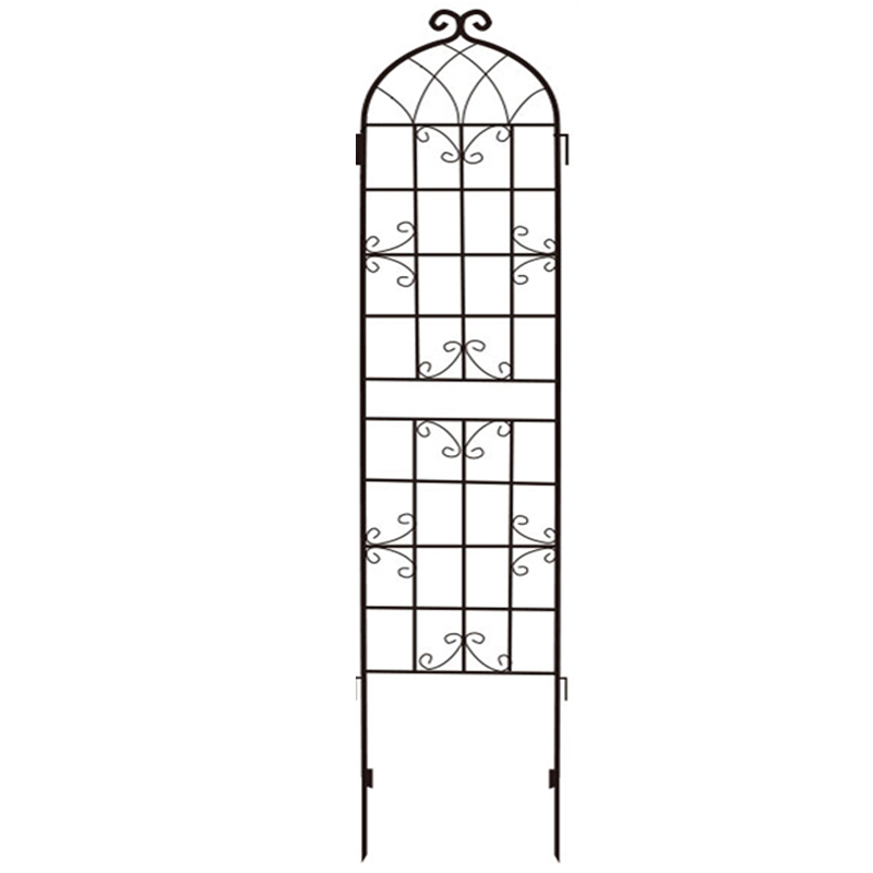 铁艺爬藤架网格月季阳台风车茉莉花园户外山乌龟攀爬支架靠墙花架