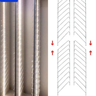 衣橱柜门样板连体色板钩门板托橱柜展示架香槟金色挂钩一体展板钩
