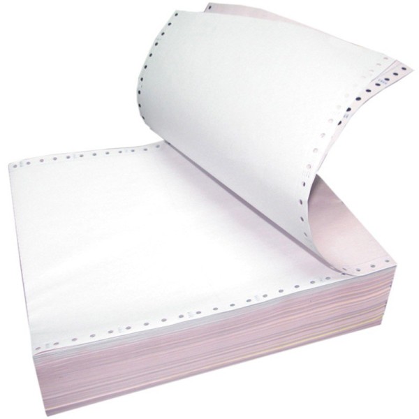 新绿天章彩色电脑打印纸针式打印纸241-5 五联二等分三等分五层发