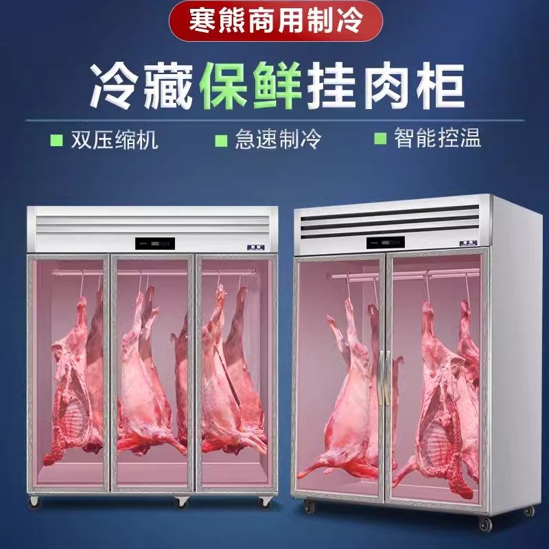 挂肉柜商用冷藏展示柜立式冰箱速冻保鲜整猪牛羊双门鲜肉排酸冷柜
