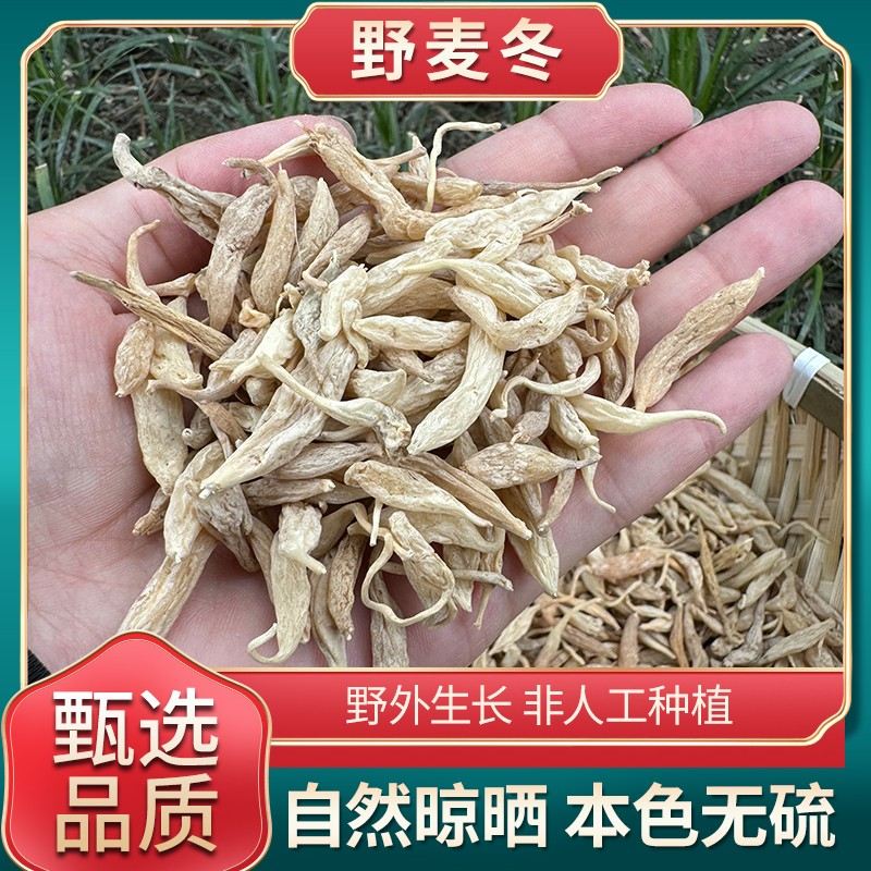 深山麦冬四川麦冬干货 无硫熏自然晾晒 产地直发 煲汤泡水食材