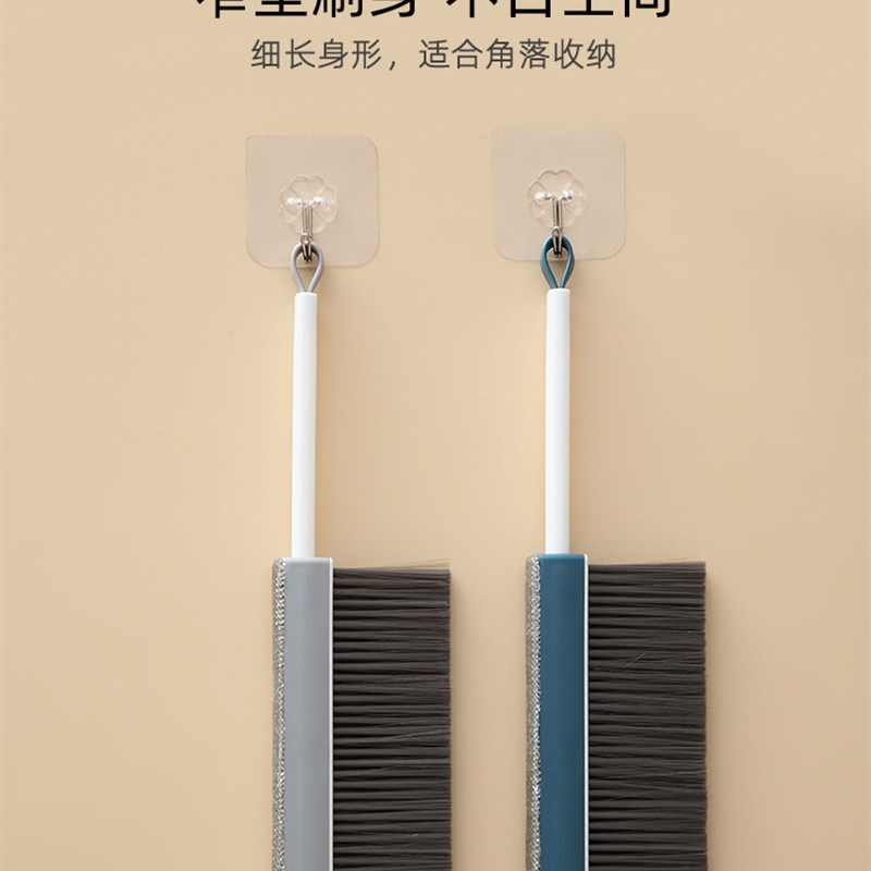 扫床刷子家用软毛长柄刷床神器粘毛清洁沙发床上小扫把笤帚除尘刷