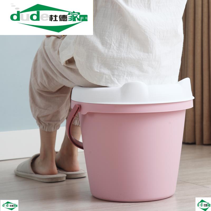 塑料加厚 卡通收纳桶 储物桶钓鱼可坐凳子洗澡手提桶 儿童收纳凳