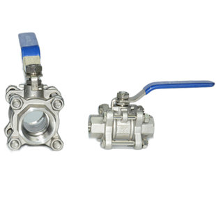 304三片式 球阀 球阀201内螺纹球阀3PC丝扣阀门开关水4分6分1寸片式