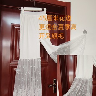 中国风汉服衬裤加绒旗袍打底裤白色长裤百搭阔腿裤夏季薄款禅意裤