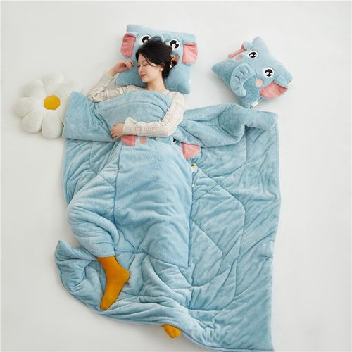 两用抱枕被靠垫枕头被可爱卡通加厚汽车沙发办公室学生午睡二合一