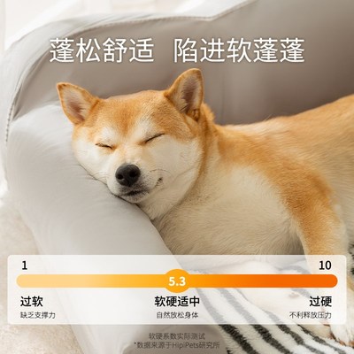 狗窝冬天保暖可拆洗狗狗床四季通用大型犬加厚冬季睡垫宠物狗垫子