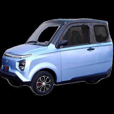 倒三轮电动车可上牌国标女士家用小型全封闭式油电两用电动三轮车