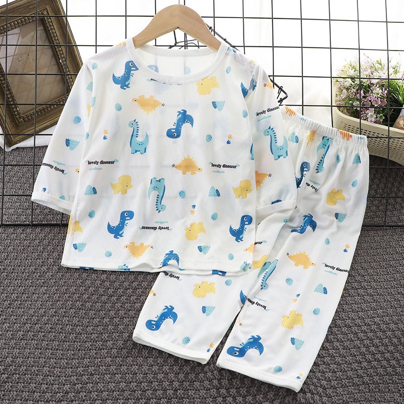 儿童家居服套装2024夏季男童家居服套装