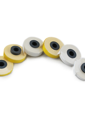 凯标/MAX/线号机贴纸芯不干胶标签代替芯6/9/12mm白色黄色标签纸