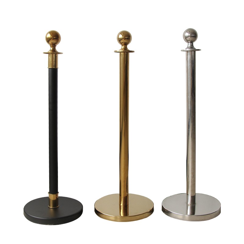 统领酒店礼宾杆不锈钢一米线护栏挂绳排队隔离带围栏迎宾杆礼宾柱