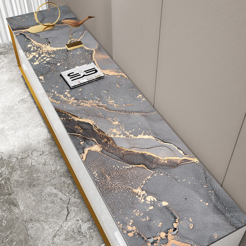 轻奢电视柜盖布餐边柜桌布防水防油耐脏鞋柜桌垫桌面台布保护垫,居家布艺,桌布,淘宝优惠券,粉丝福利购,淘宝优惠卷