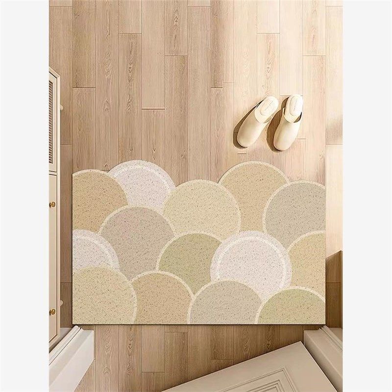 侘寂风入户丝圈地垫奶油风玄关除尘门垫防滑刮泥蹭土脚垫随意裁剪,居家布艺,入户地垫,淘宝优惠券,粉丝福利购,淘宝优惠卷
