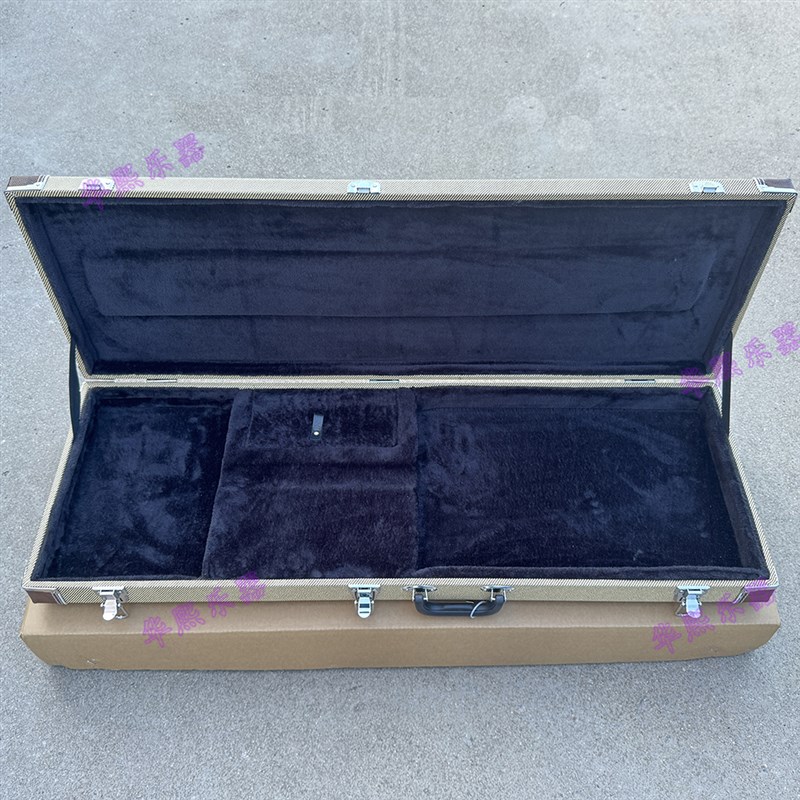 Ibanez依班娜电吉他通用琴盒 高档黄条纹琴箱  吉他盒 防震防潮