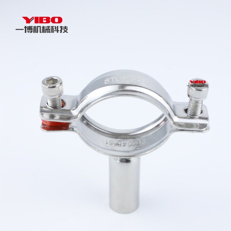 一博全304不锈钢管支架紧固墙面管卡管子夹固定水管卡子卡扣抱箍