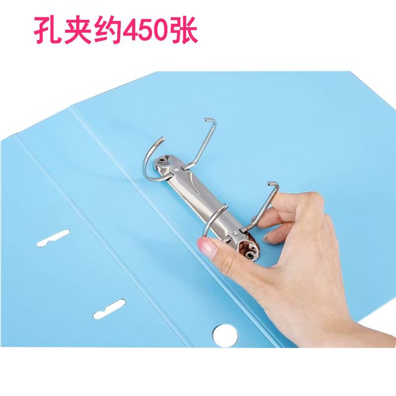 活页夹打孔文件夹资料册插袋翻页文具夹办公档案收纳分类夹插页夹