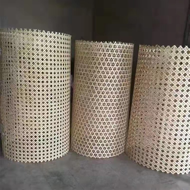 竹编屏风竹蓆悬吊式天花板六角孔八角孔酒店民宿编织蓆子装饰装修