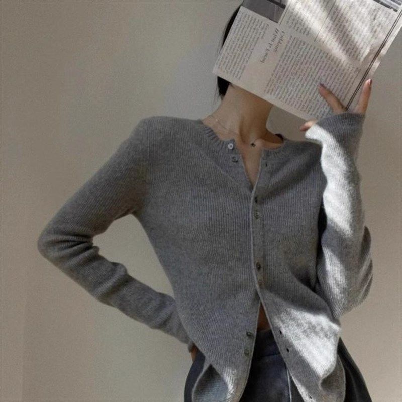 树莓粉色毛衣女短外套春秋季薄款修身短款小个子长袖针织开衫上衣,女装/女士精品,毛针织衫,淘宝优惠券,粉丝福利购,淘宝优惠卷