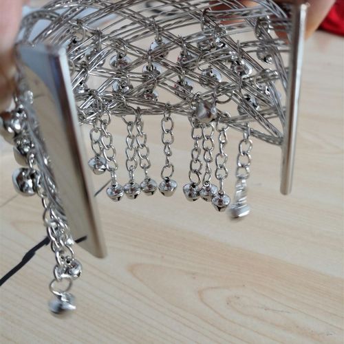 少数民族配饰/辅料/苗银/DIY/银手镯吊铃铛