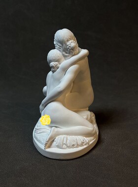 丹麦艺术人物雕塑桌面酒柜书架梳妆台装饰摆件手工制作节日伴手礼