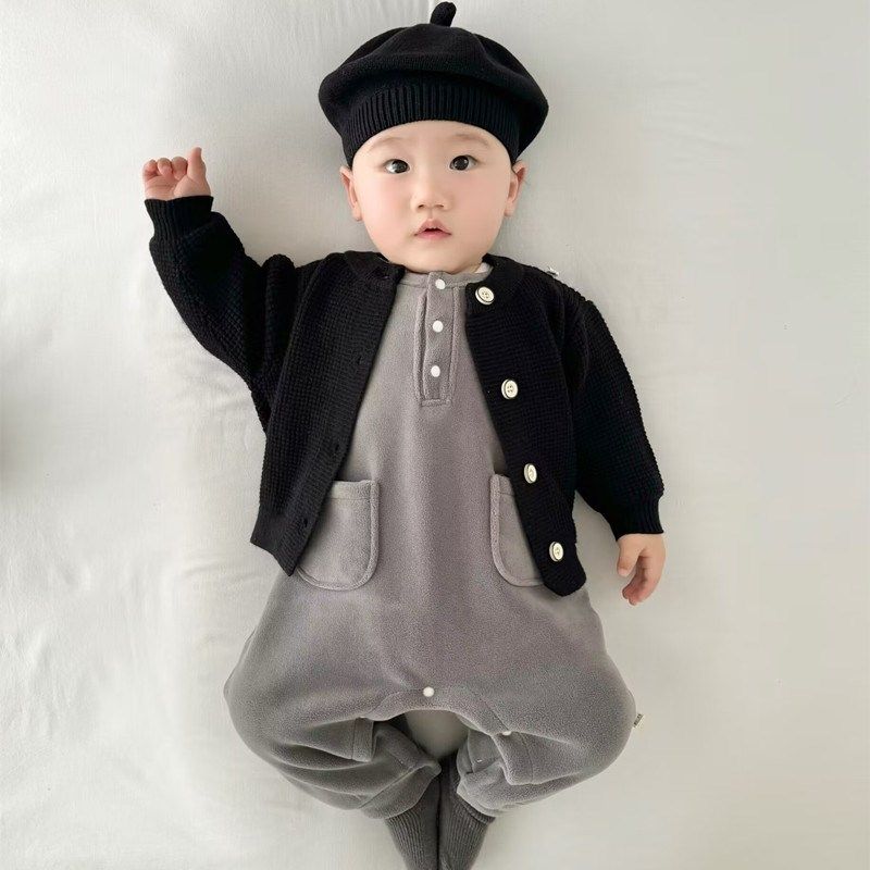 2024早春婴儿衣服春秋冬三季款无骨加绒男女宝宝中厚款无袖连体衣,童装/婴儿装/亲子装,连身衣/爬服/哈衣,淘宝优惠券,粉丝福利购,淘宝优惠卷