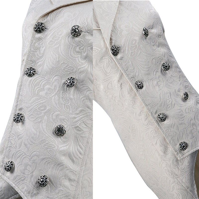 英伦宫廷燕尾服双排扣提花西装背心男中长版马夹背心主持演出礼服,男装,常规马甲,淘宝优惠券,粉丝福利购,淘宝优惠卷