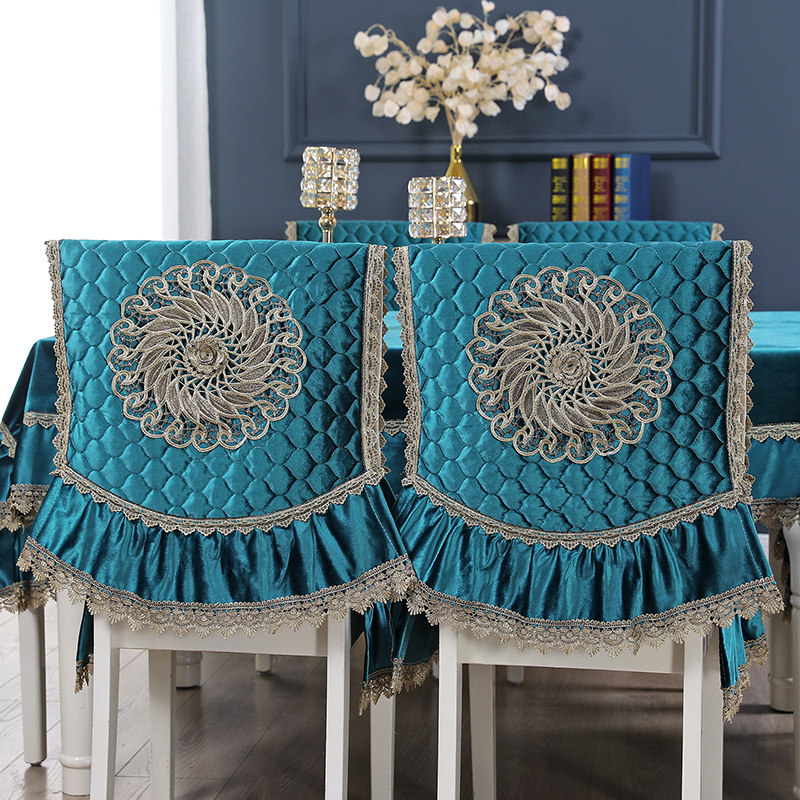 椅子套分体座椅套坐垫高级感轻奢餐桌椅套通用防滑保护套凳子套罩