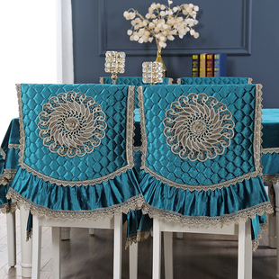 椅子套分体座椅套坐垫高级感轻奢餐桌椅套通用防滑保护套凳子套罩