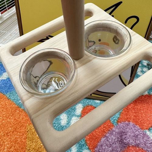 鹦鹉实木站杆鸟窝木质家具健身爬梯房子牡丹玄风挂件鸟窝秋千玩具