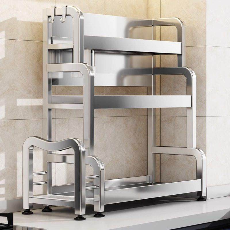 厨房调料品置物架不锈钢多功能台面筷子刀架盐调味瓶罐收纳盒架子,3C数码配件,USB多功能数码宝,淘宝优惠券,粉丝福利购,淘宝优惠卷