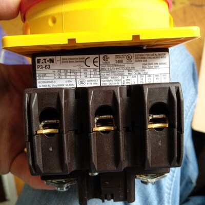 全新正品 伊顿金钟穆勒 EATON  P3-63/EA/SVB  符合隔离开关