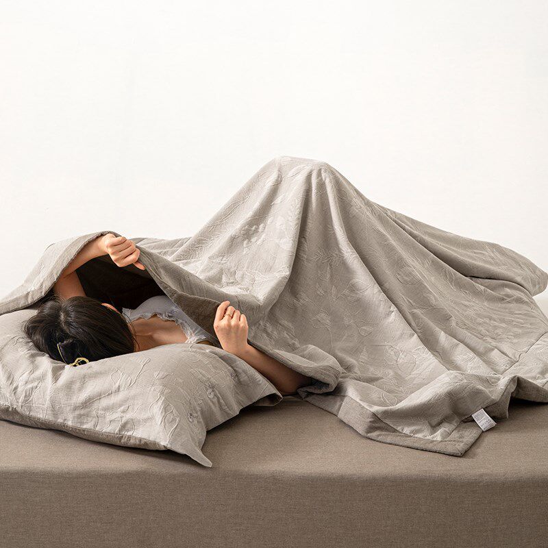 中式风空调被纯棉夏凉被A类大豆纤维被棉薄被子被芯学生夏被2m