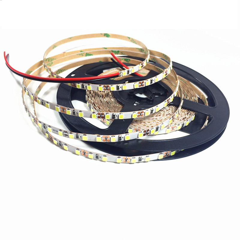 高品质线条灯2835灯带低压12V铜支架灯双面板超窄自然中性光 正白