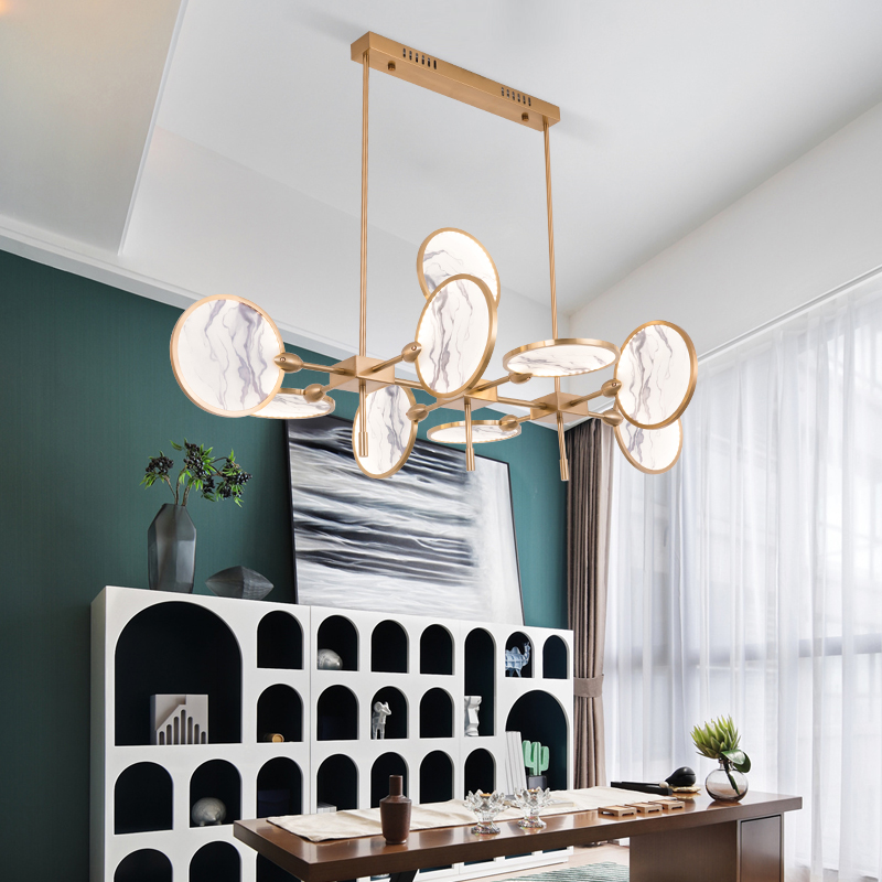 新中式扇子吊灯客厅茶室餐厅主灯设计师书房样板房展厅灯中山灯具