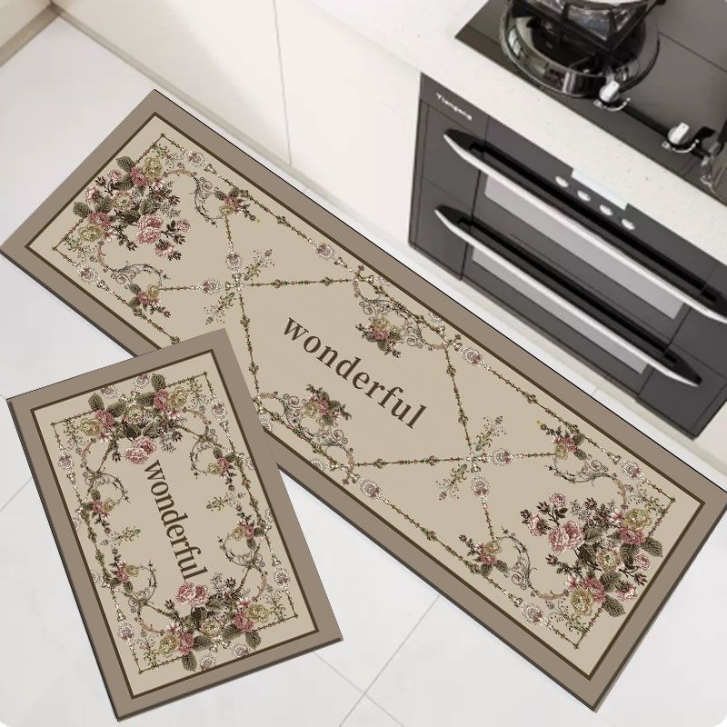 厨房地垫吸水防滑防油防水脚垫长条家用门口进门门垫地毯卧室客厅,居家布艺,厨房地垫,淘宝优惠券,粉丝福利购,淘宝优惠卷