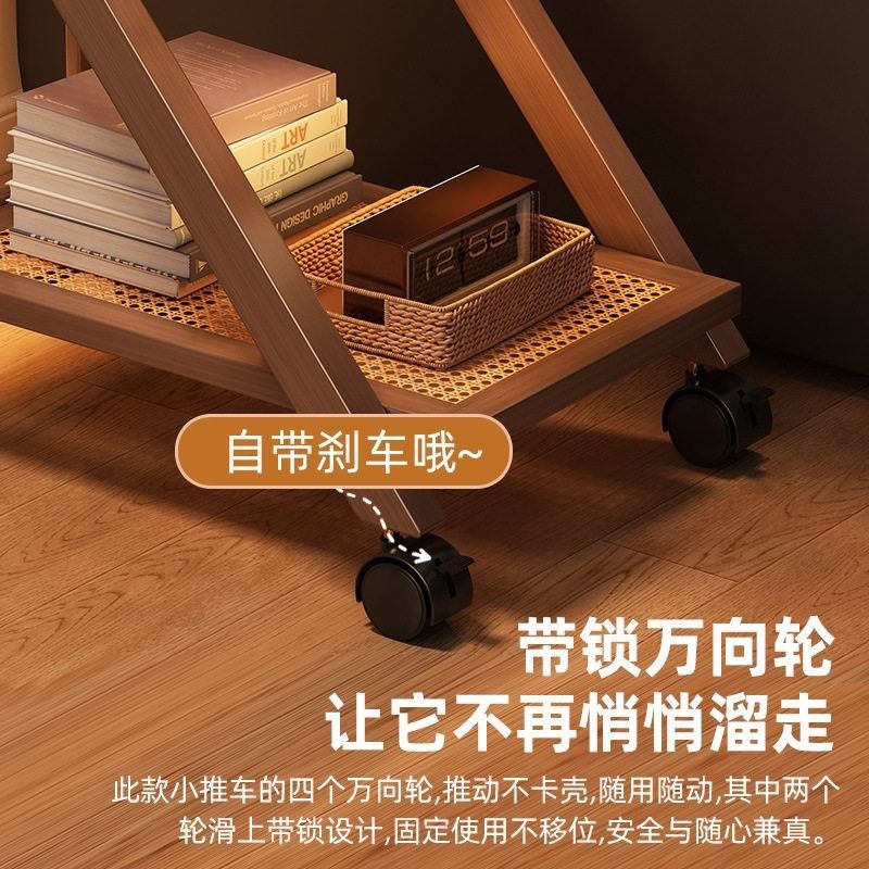可折叠床头柜置物架茶几床边收纳沙发书架落地卧室零食小推车桌子,住宅家具,移动边几/推车,淘宝优惠券,粉丝福利购,淘宝优惠卷